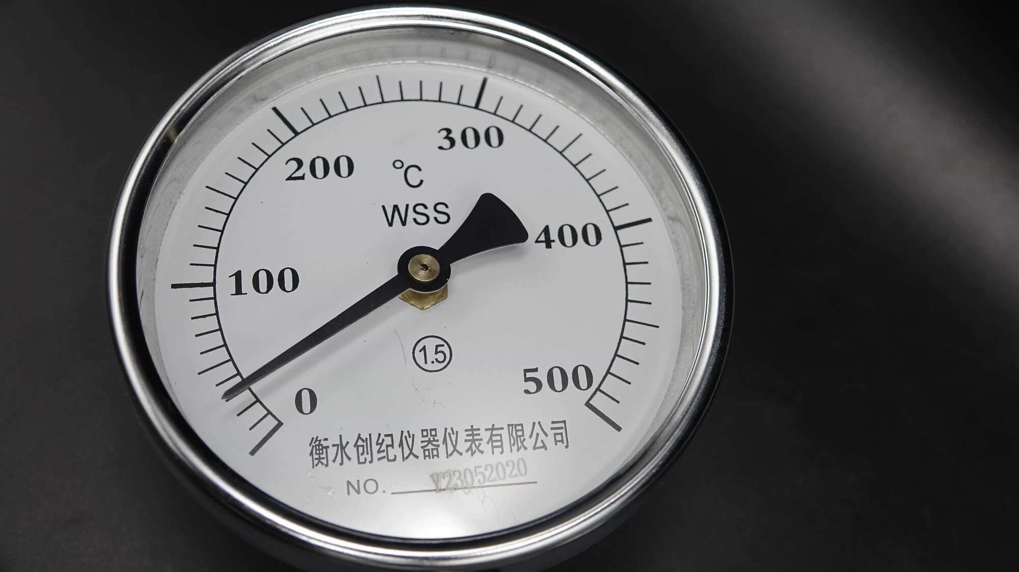 Биметаллический термометр 500°C+ резьбовая муфта вварная, датчик 100 мм