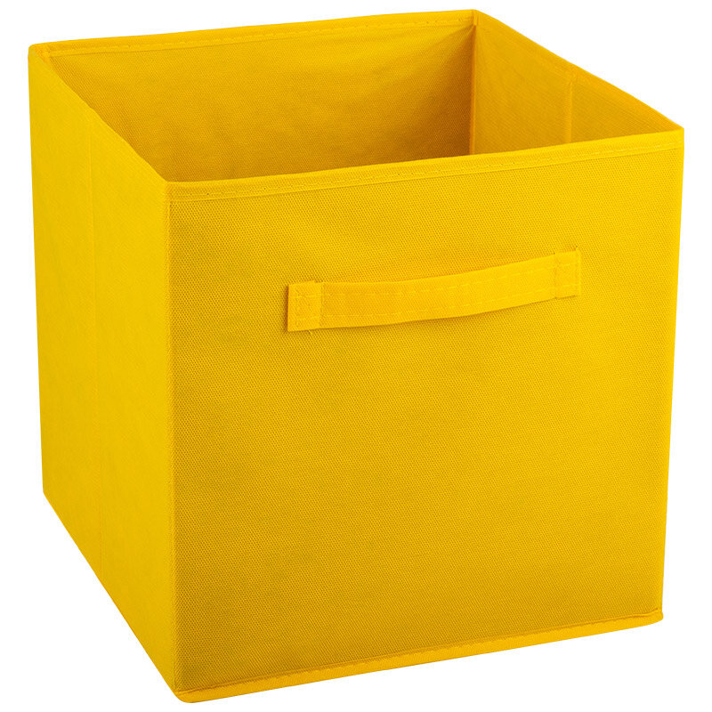 Короб для хранения Рыжий кот, 31 x 31 x 31 см, желтый - фотография № 2