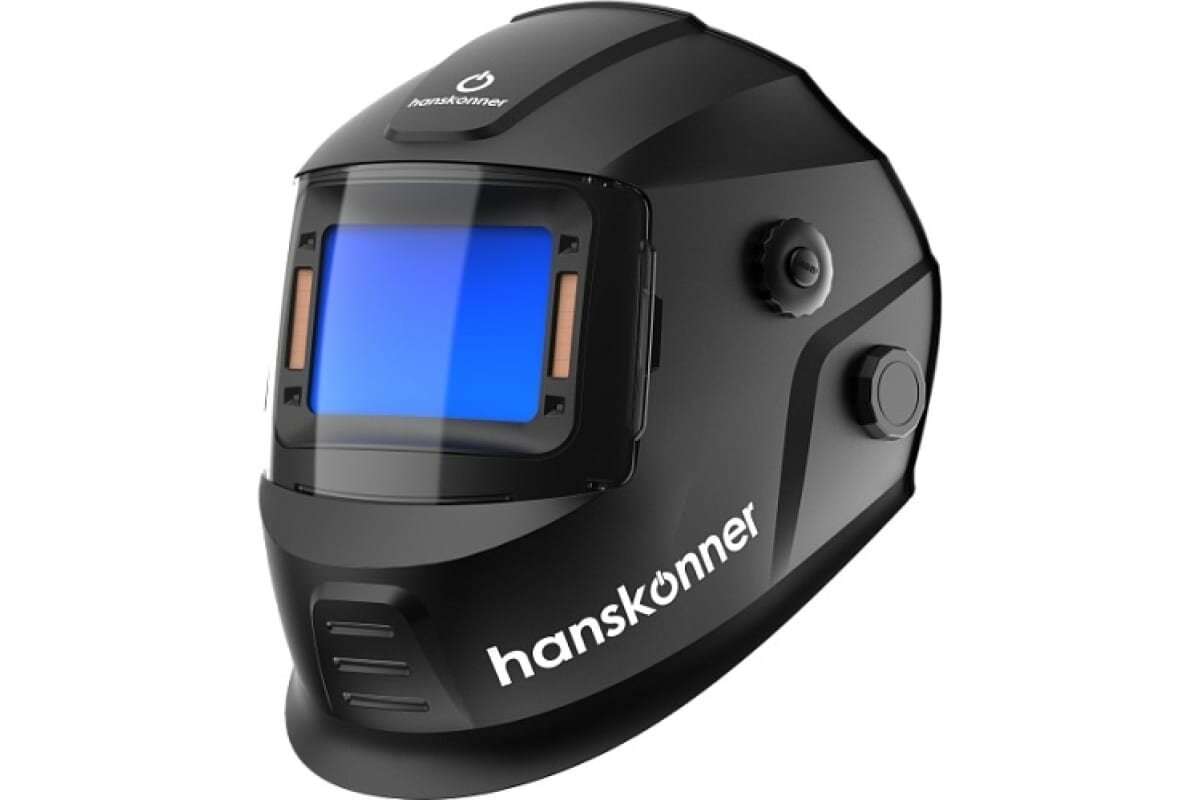 Сварочная маска Hanskonner HAW108PROFI, хамелеон, цифровое управление, DIN 5-13, размер 52-65, чехол