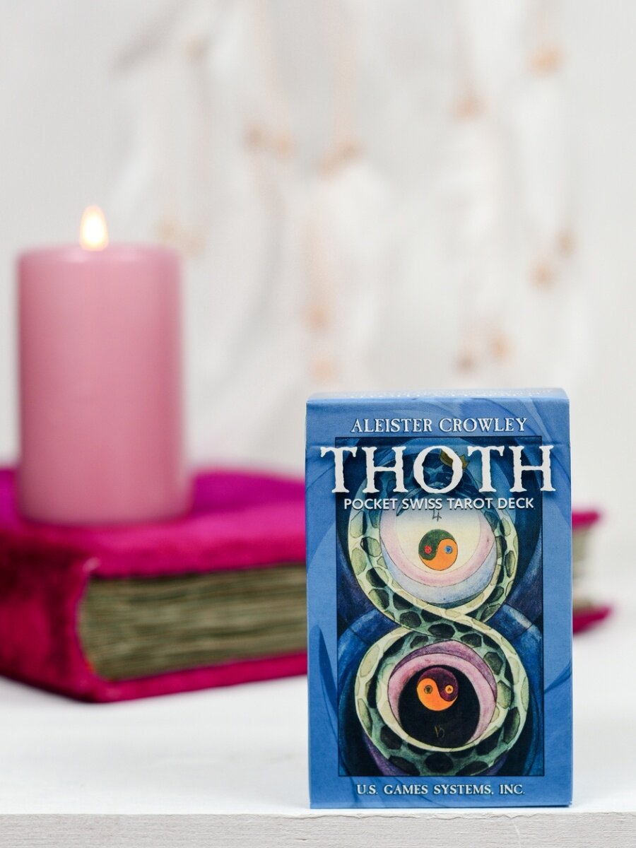 Гадальные Карты таро тота Кроули / Crowley Thoth Tarot Pocket Англоязычные Карманный формат Бельгия