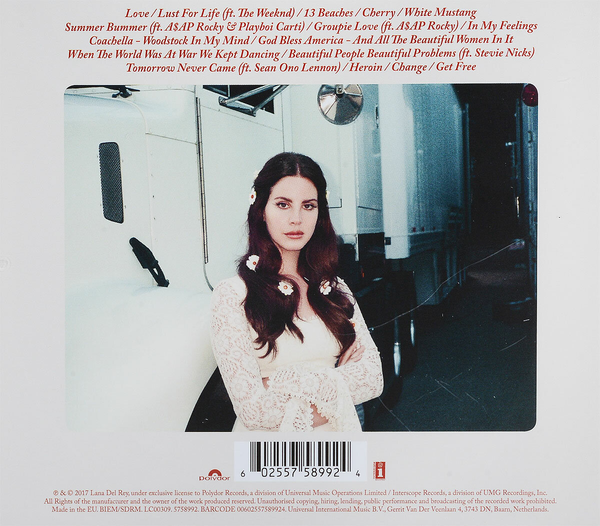 AUDIO CD Lana Del Rey: Lust For Life - Album. 1 CD. CD. Практически все, что можно предложить между современной душой и меланхоличным ретро-поп. Медиа - фото №7