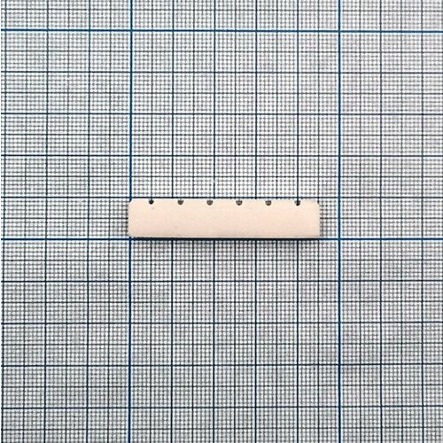 Верхний порожек для гитары 45мм, цвет белый