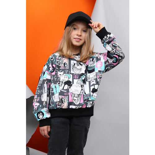 фото Толстовка натали, размер 36, розовый, голубой