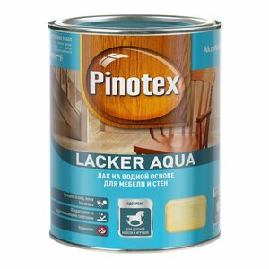 Pinotex Lacker Sauna 20 (полуматовый) 1л термостойкий лак для бани и сауны