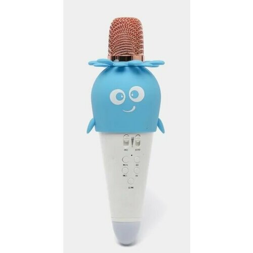 Детский караоке-микрофон для живого вокала Cool Морковка Синий 199000₽