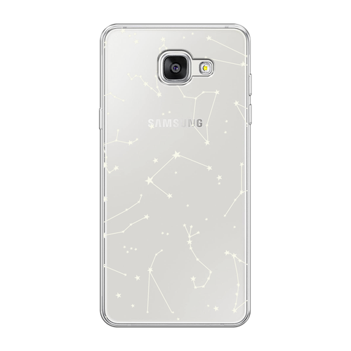 Силиконовый чехол на Samsung Galaxy A5 2016 / Самсунг Галакси A5 2016 Созвездия, прозрачный
