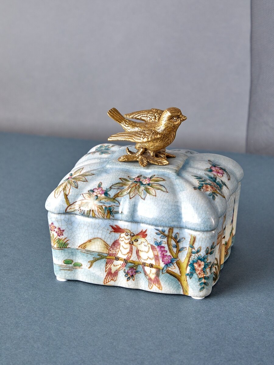 фото 31G2487/B933C/HX2076 Шкатулка 10х9х11см, Glasar