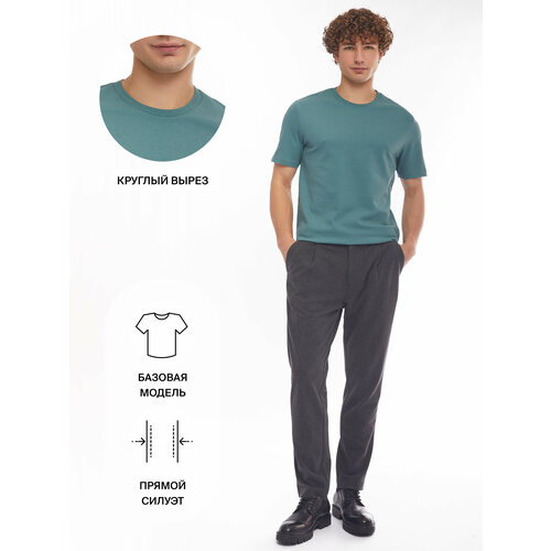 фото Футболка zolla, размер xl, зеленый