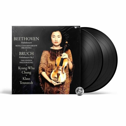 Kyung-Wha Chung - Beethoven: Violinkonzert; Bruch: Violinkonzert No. 1 (2LP) 2022 Black, 180 Gram Виниловая пластинка david fray bach piano concertos 2lp 2022 black 180 gram виниловая пластинка