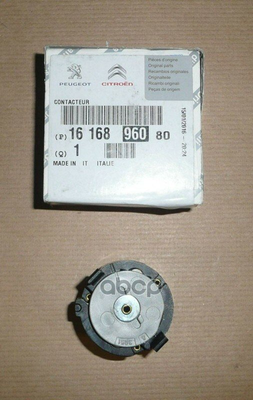 Контактная группа замка зажигания Ducato (250), PSA Boxer 3, Jumper 3 Peugeot-Citroen арт. 1616896080