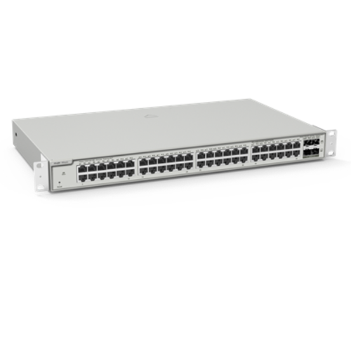 коммутатор ruijie reyee 24 port 10g l2 managed poe switch 24 gigabit rj45 poe poe ports 4 10g sfp slots 370w poe power budget Коммутатор Ruijie Reyee 48-Port 10G L2+ Managed Switch, 48 Gigabit RJ45 Ports, 4 *10G SFP+ Slots,19ch Rack-mountable Steel Case, Static Routing