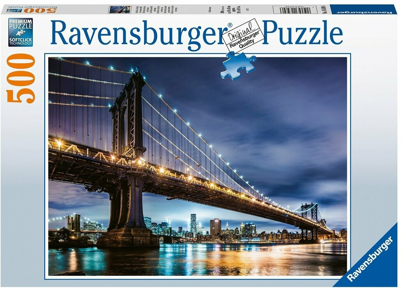 Пазл Ravensburger Вид Нью-Йорка (16589), 500 дет.