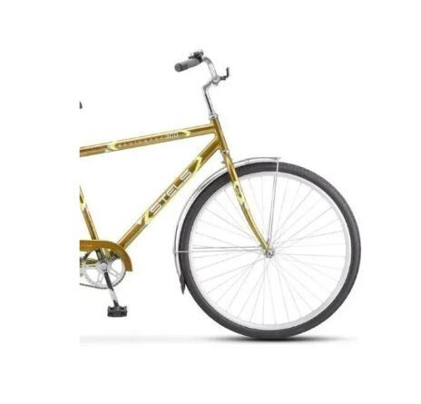 фото Велосипед Stels Navigator 300 Gent Z010 28" светло-коричневый LU085341 дорожный с корзиной