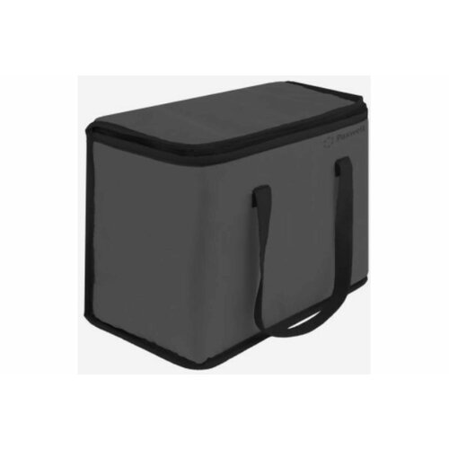 фото Термосумка с ручками paxwell фреш 1m средняя, цвет темно-серый, черная окантовка frtb1m-101781