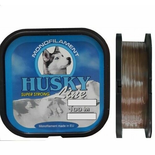 фото Леска монофильная husky super strong 0,35 мм 100м (коричневая) aqua
