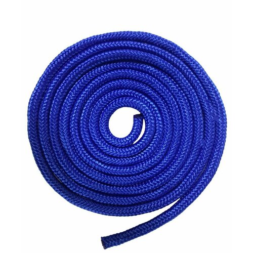 Скакалка гимнастическая - 3 метра синяя для художественной гимнастики 760₽