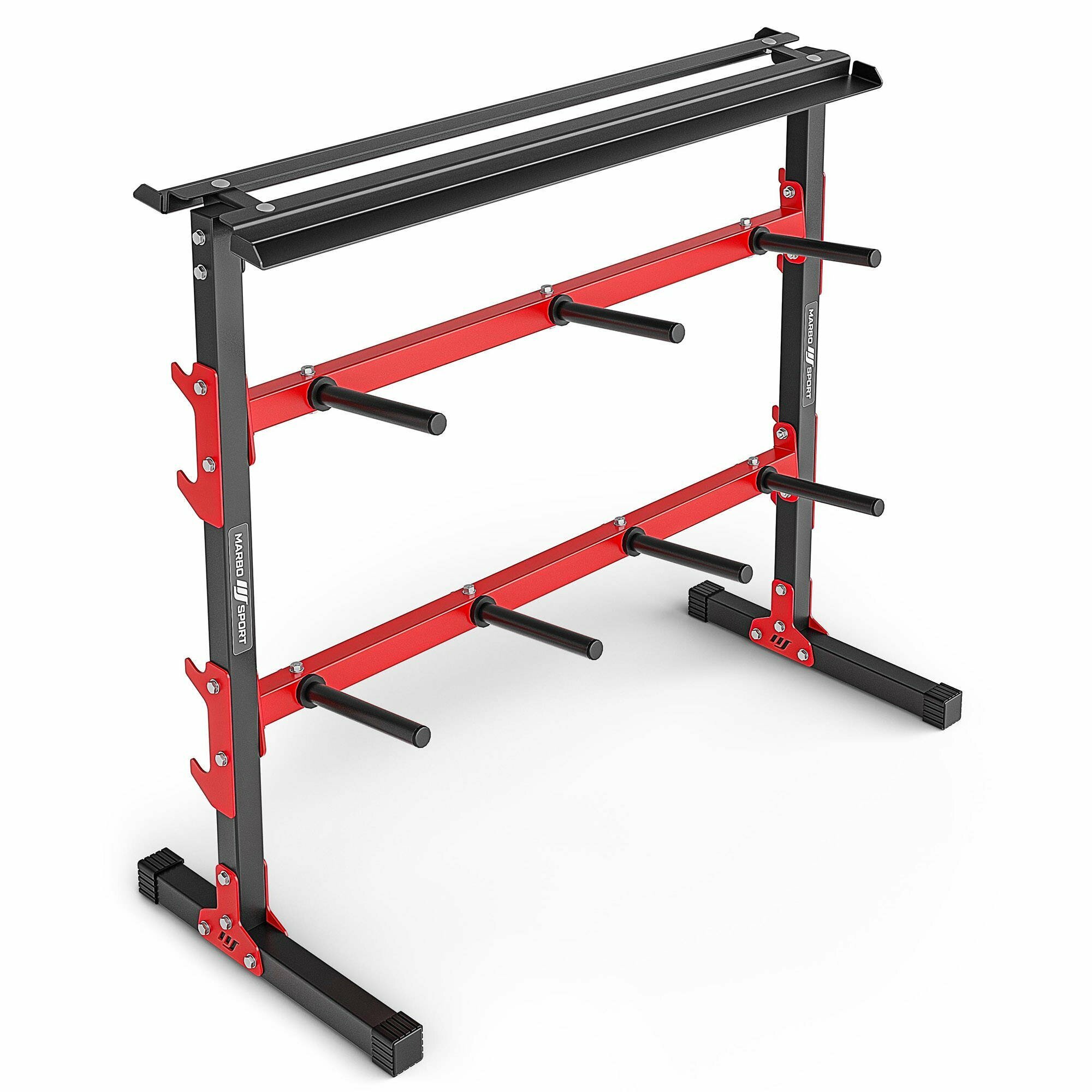 Стойка Marbo Sport MH-S209, для дисков/гантелей/грифов, 300кг, чёрная, 19.8кг