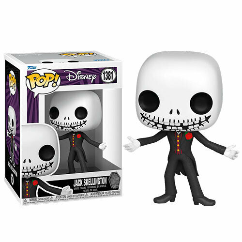 Фигурка Funko POP! Джек Скеллингтон в смокинге (Jack Skellington) #1381 funko pop фигурка футболка джека скеллингтона