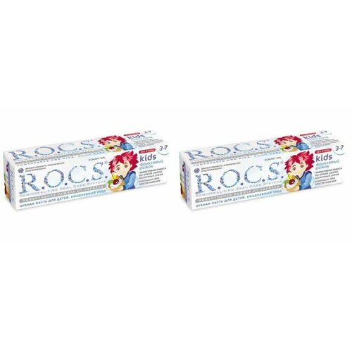 R.O.C.S Зубная паста Фруктовый рожок, 45 г - 2 шт