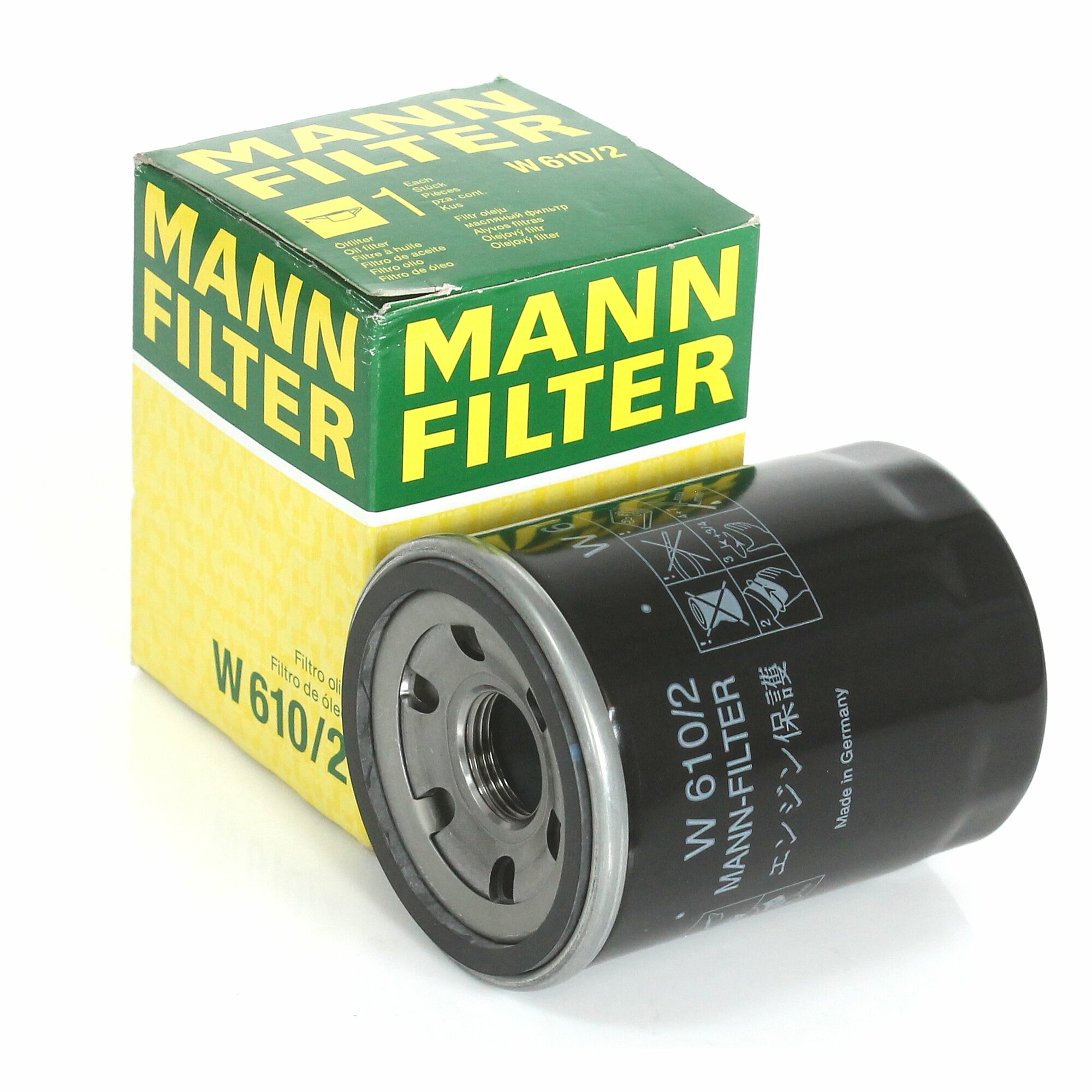 [W6102] MANN-FILTER Фильтр масляный - фото №5