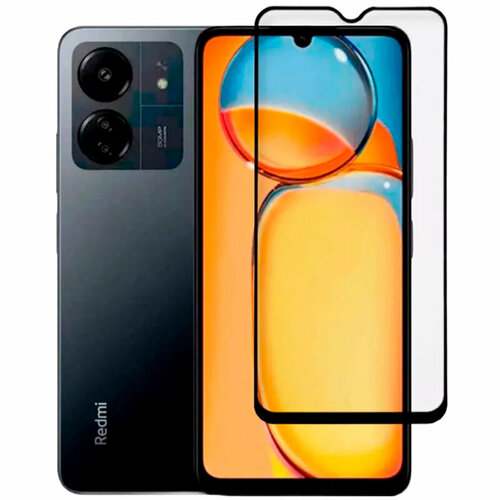 горящие скидки red line для xiaomi redmi 9 black Защитное стекло Red Line для Xiaomi Redmi 13C Full Screen Tempered Glass Full Glue Black УТ000038127