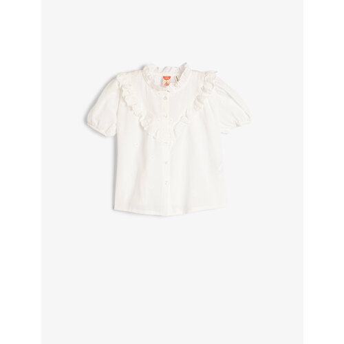 Рубашка KOTON, размер 12-18 месяцев, белый
