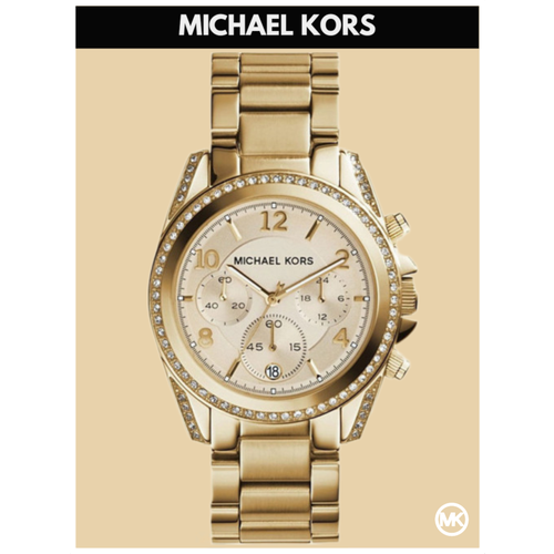 фото Наручные часы michael kors, золотой