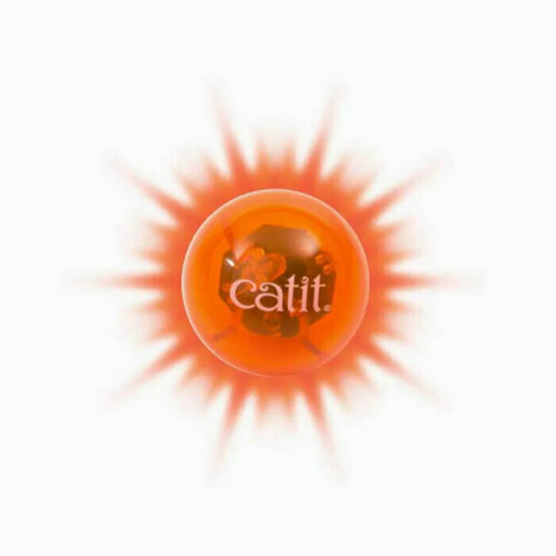 Catit Senses 2.0 шарик с подсветкой для трека щетка расчёска catit h400104 белый серый