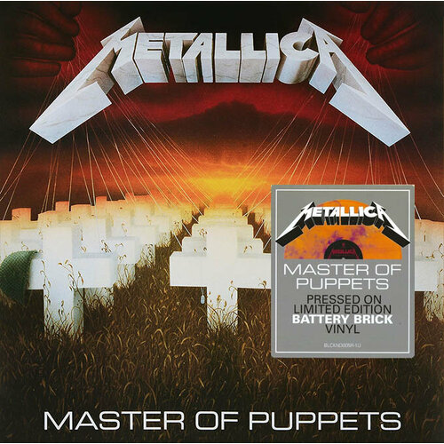 музыкальный диск rammstein made in germany 1995 2011 special edition 2cd Metallica - Master Of Puppets [Red (Battery Brick) Vinyl] (602455725868)