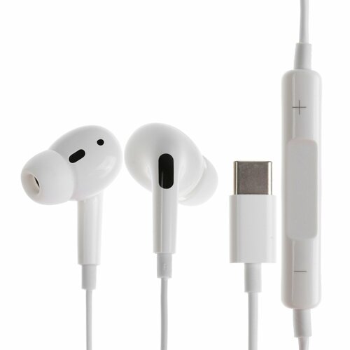 Наушники BYZ S858 проводные вакуумные Type-C 12 м белые 739₽