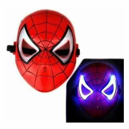 Маска Человек-паук светящаяся маска карнавальная человек паук черная светящаяся детская