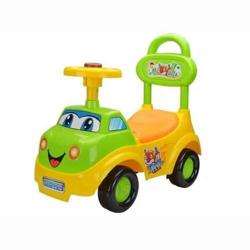 Каталка машина веселый грузовичок Toysmax, 5515, желтый/салатовый Т каталка малыш арт 1006