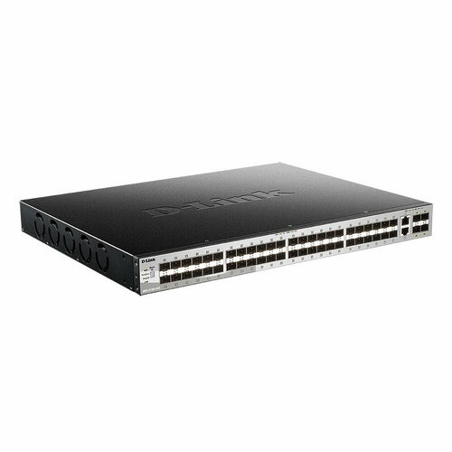 D-Link DGS-3130-54SA1A Управляемый L3 стекируемый коммутатор с 48 портами 1000Base-X SFP 2 портами 10GBase-T и 4 портами 10GBase-X SFP3 435317 DGS-3130-54SA1A 14860000₽