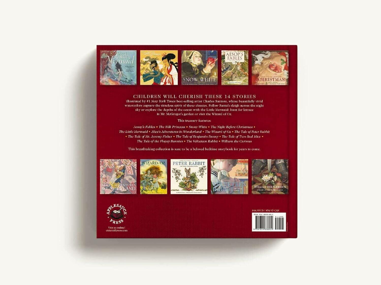 The Illustrated Treasury of Classic Children`s Stories Сокровищница классических иллюстрированных детских сказок/ Книги на английском языке - фото №2