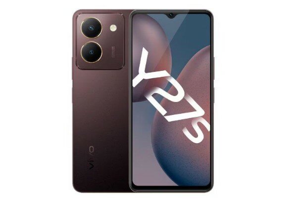 Смартфон vivo Y27s 8+256 ГБ, черный бургунди