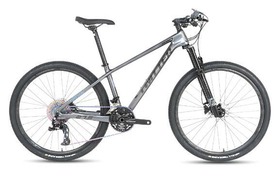 Велосипед Twitter Leopard Pro RS-30S Carbon 27.5 (2022) 17" серый