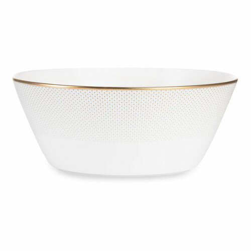 Салатник порционный Narumi Золотая паутина 14 см, фарфор костяной