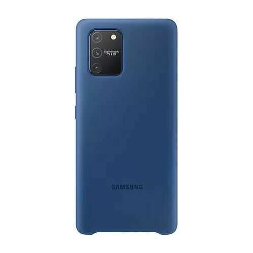 Чехол-накладка Samsung Galaxy S10 Lite Soft Silicone Cover Синий