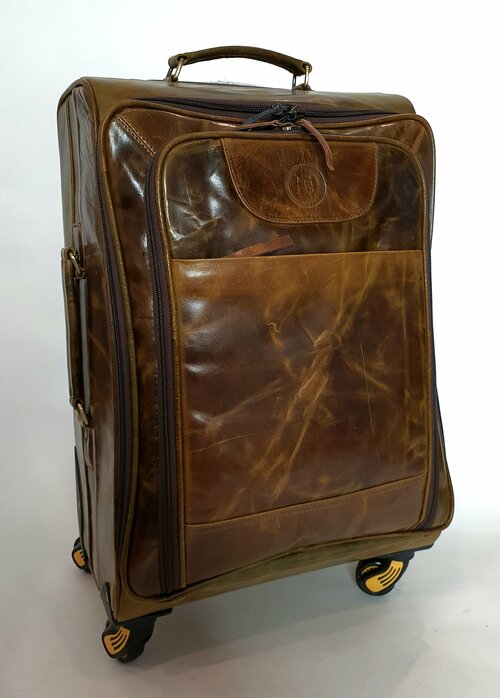 Умный чемодан Black Buffalo 493, 50 л, размер M, коричневый