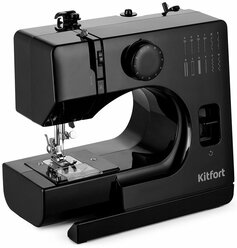 Швейная машина Kitfort Кт-6043, 7.2 Вт, 12 операций, полуавтомат, чёрная Kitfort 10449666