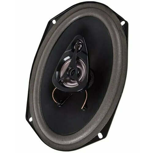 Колонки автомобильные Phantom FS-693 без решетки 200Вт 93дБ 4Ом 15x23см 6x9дюйм ком2кол коаксиальные трехполосные 5400₽