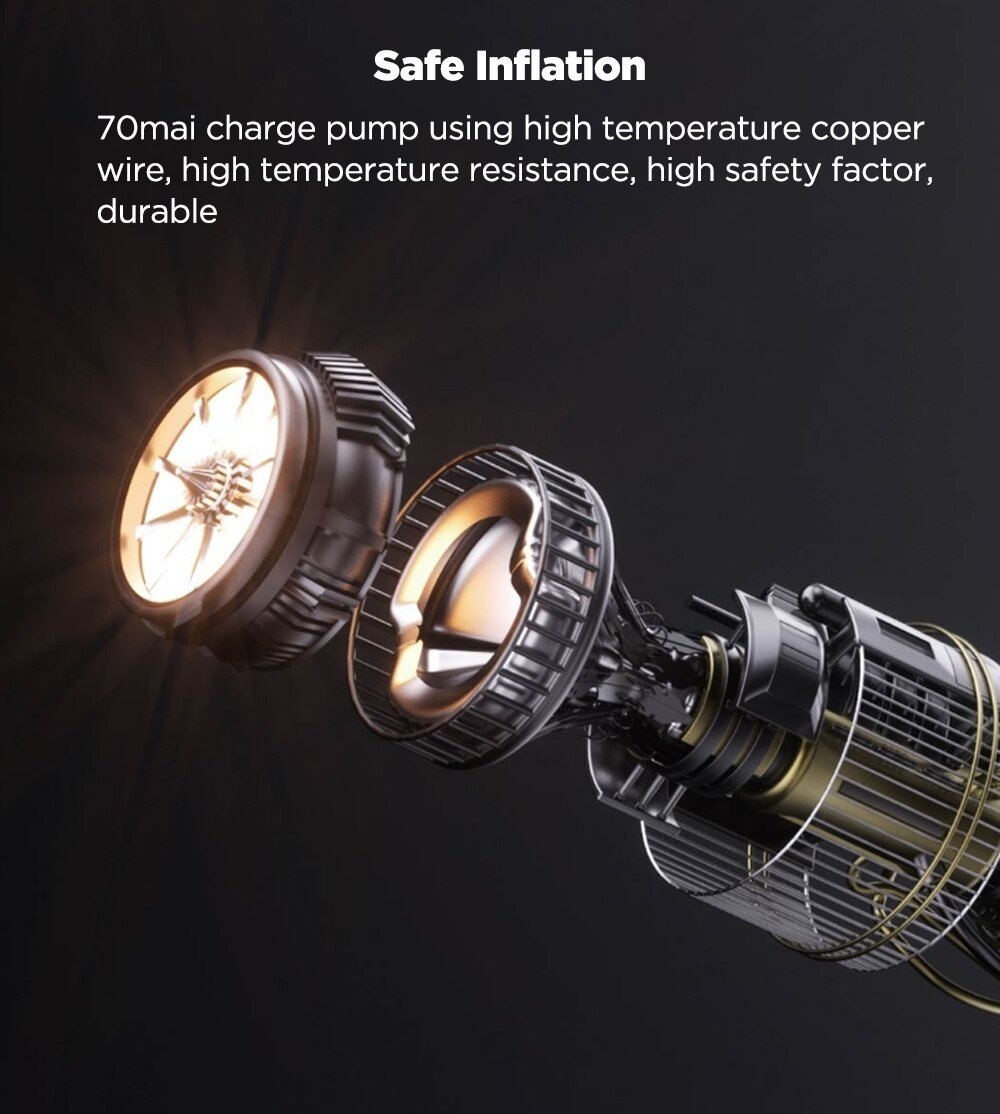 Компрессор автомобильный 70mai Air Compressor (Midrive TP04) (781170) - фото №17