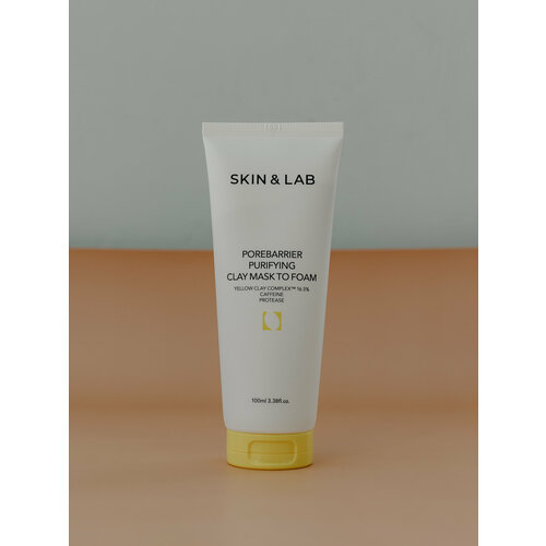 SKIN&LAB Маска-пенка для умывания Porebarrier Purifying Clay Mask to Foam, 100ml