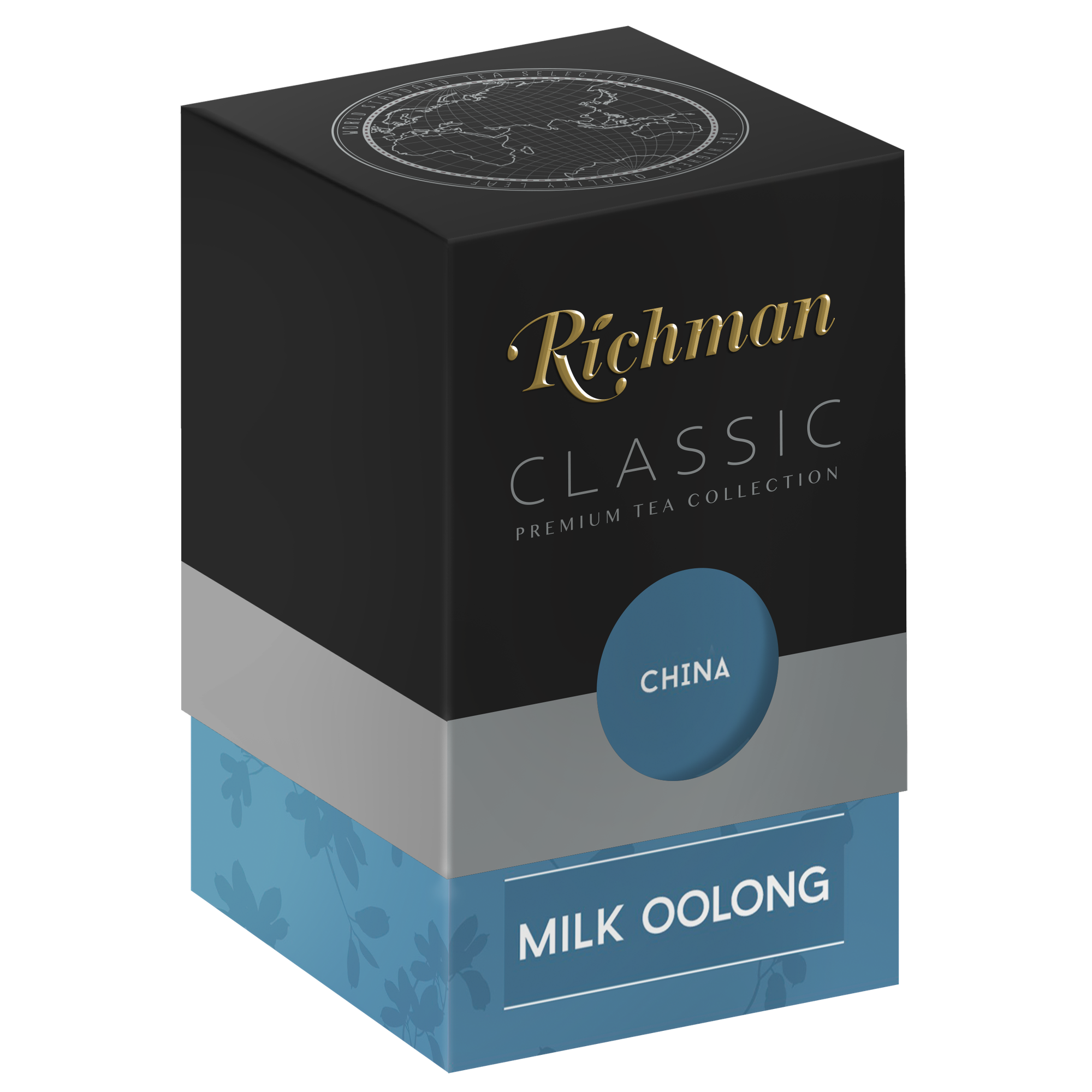 Чай Richman Classic зеленый китайский крупнолистовой, молочный оолонг, 100г китай, картонная коробка