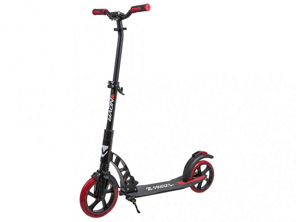 Самокат городской Novatrack DEFT 230 Pro"20 колеса 230мм (max 100кг) (черный/белый, 230FS. DEFT. BWT9)