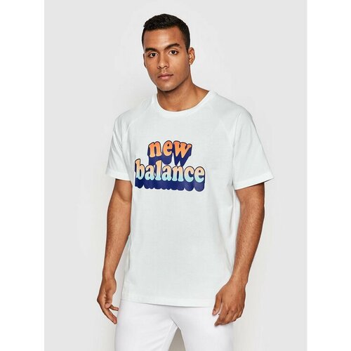 Футболка New Balance, размер XL [INT], белый футболка new balance размер xl [producenta mirakl] оранжевый