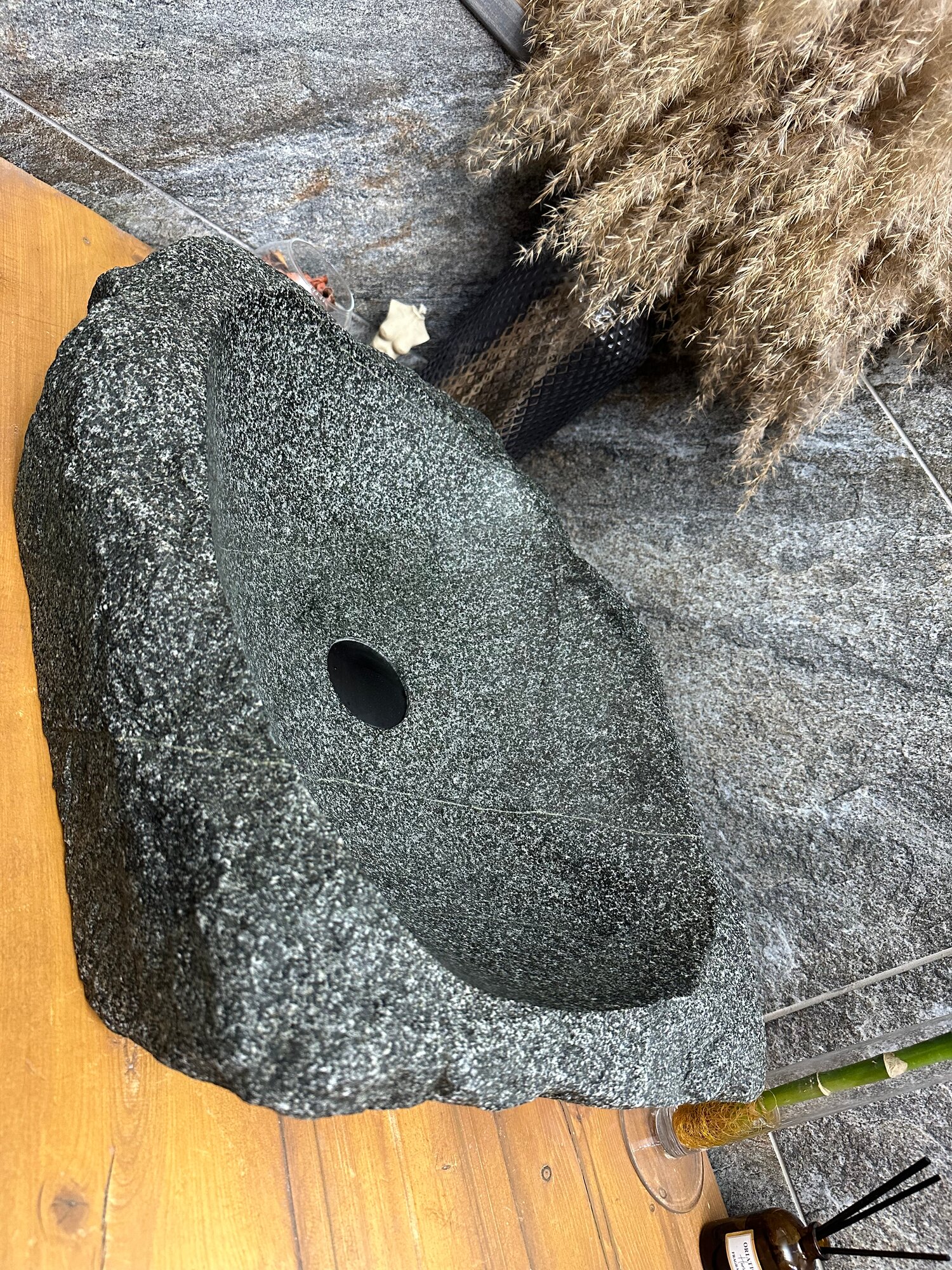 Раковина из натурального камня, Moon (54x45) - фотография № 4
