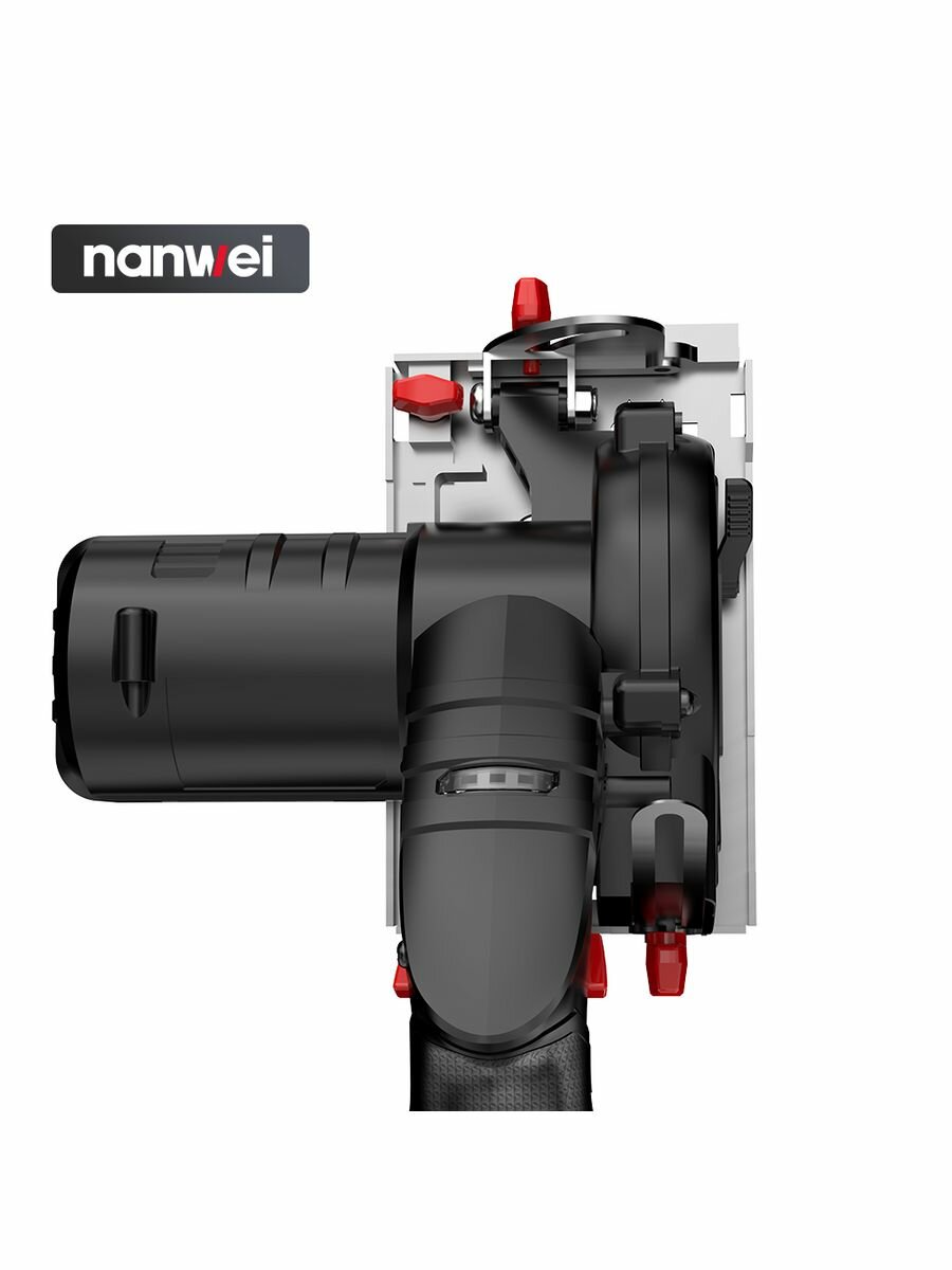 NANWEI 12V Электрическая циркулярная пила аккумуляторная 2.0ah Type-C
