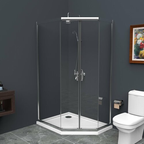 Душевой уголок BelBagno Uno 195 PH 2 120/90 C Cr стекло прозрачное UNO-195-PH-2-120/90-C-Cr душевой уголок belbagno uno 195 p 2 90 c cr 90x90 стекло прозрачное