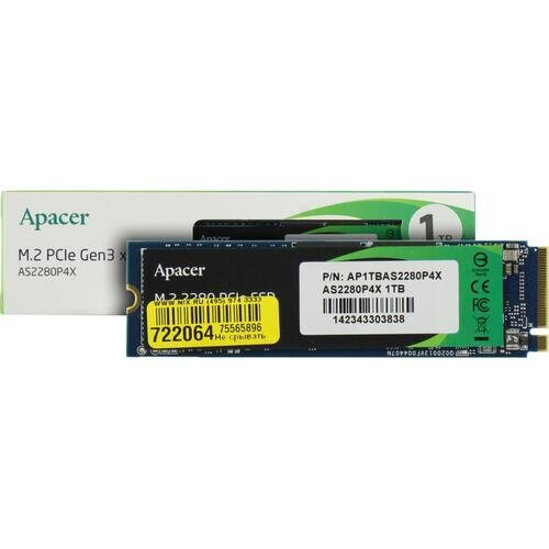 Накопитель SSD Apacer M.2 PCIE 1TB (AP1TBAS2280P4X-1) - фото №2